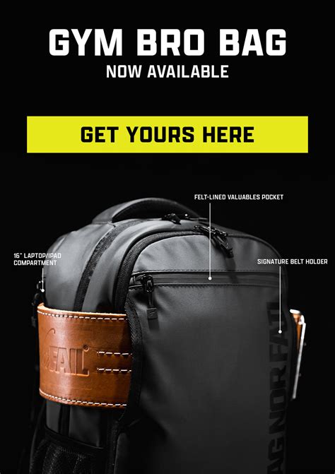 gym bro bag replica